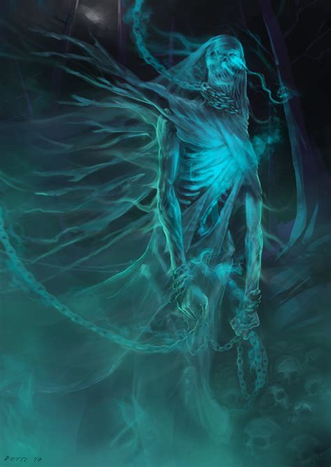 Morbid Fantasy Ghost Horror Concept By Marco Dotti Dark Spirit