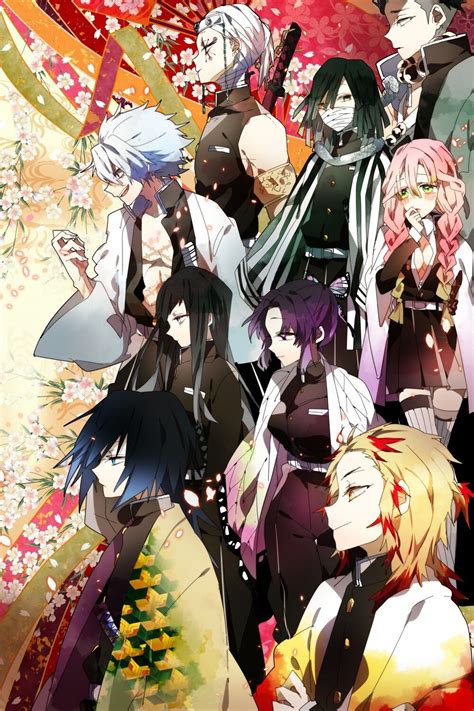 9 Pilares Slayer Anime Demon Slayer Otaku Anime Tous Les Anime Hxh