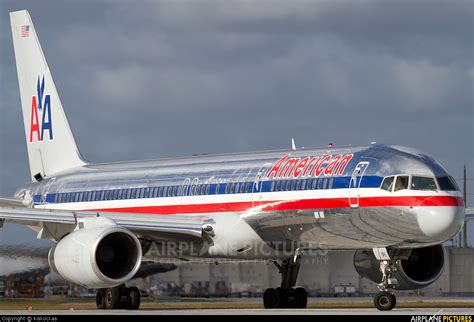 N195an American Airlines Boeing 757 200 At Miami Intl Photo Id