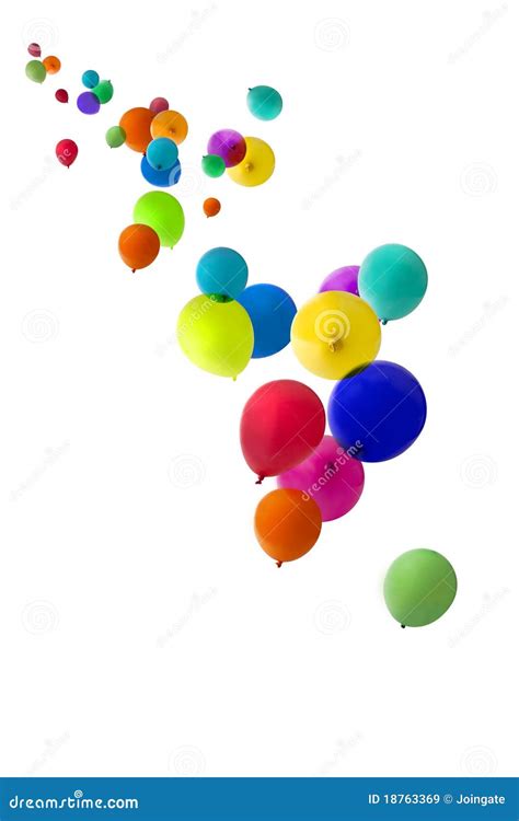 Balloons Floating Upwards Royalty Free Stock Images Image 18763369
