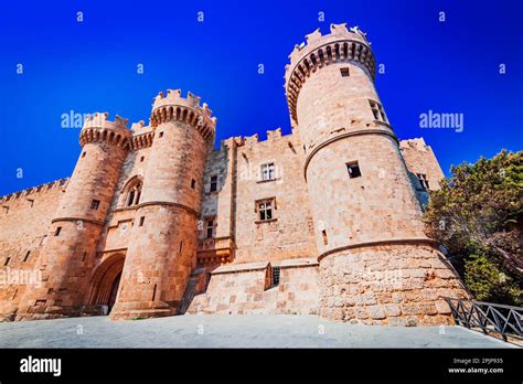 Rhodes, Greece. The Palace of the Grand Master of the Knights of Rhodos