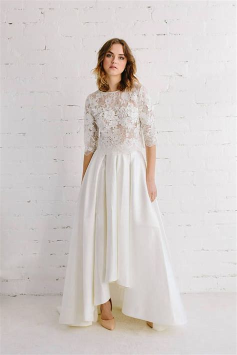 Eyelet lace features little holes or circles and adds a boho touch to any wedding dress. Lace Wedding Top , 3D Bridal Lace Top , Wedding Separates ...