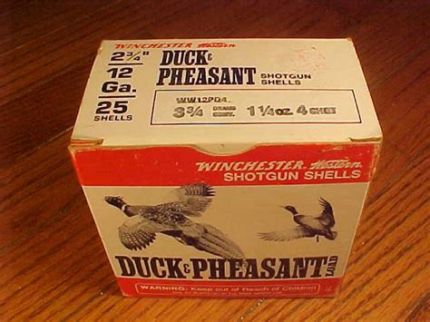 Box Of Winchester Duck Pheasant Gauge Shot For Sale At
