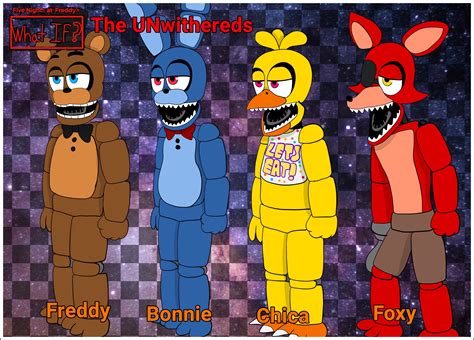 Unwithered Animatronics Fnaf What If By Cintangallery On Deviantart