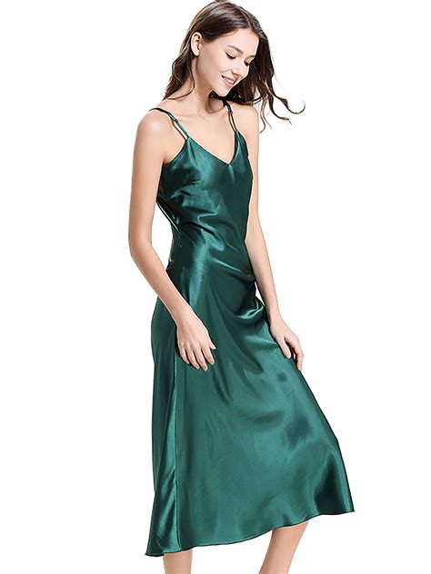 Selfieee Selfieee Womens Plus Size Sleeveless Chemise Nightgown Full