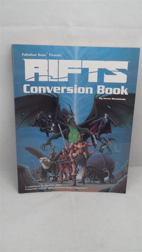 Euc Palladium Books Rifts Rpg Conversion Book Softcover 1991 First