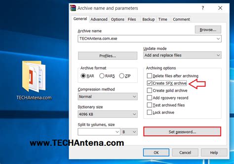 How To Create Windows Executable File Using Winrar