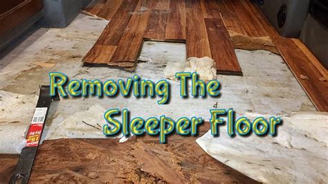 Maybe you would like to learn more about one of these? REMOVING THE SLEEPER FLOOR | Water Damage - YouTube