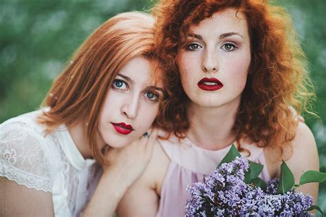 Portrait Of A Two Ginger Female Friends By Stocksy Contributor Jovana Rikalo Stocksy