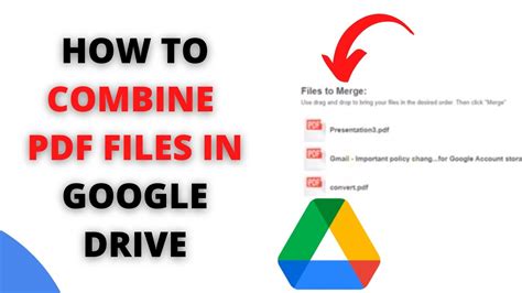 How To Combine Pdf Files In Google Drive Combine Multiple Pdfs In