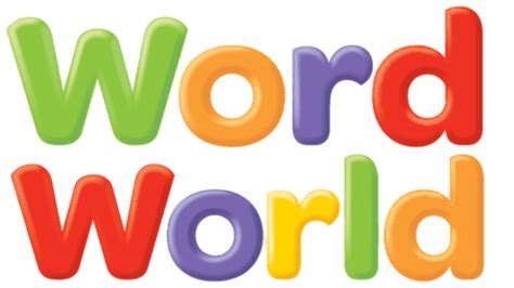Word World Logo Png Transparents Stickpng