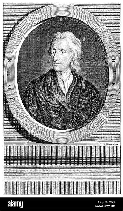 John Locke 1632 1704nenglish Philosopher Copper Engraving English
