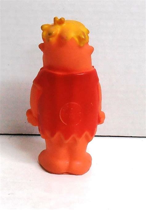 1960s Hanna Barbera Flintstones Barney Rubble Soft Rubber Squeak Toy