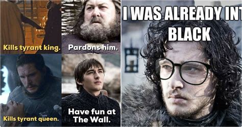 Game Of Thrones 10 Memes About The Nights Watch That Will Have You