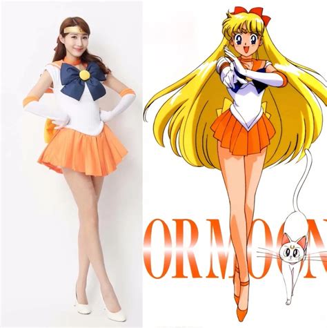 2017 New Anime Sailor Moon Cosplay Costume Sailor Venus Costumes