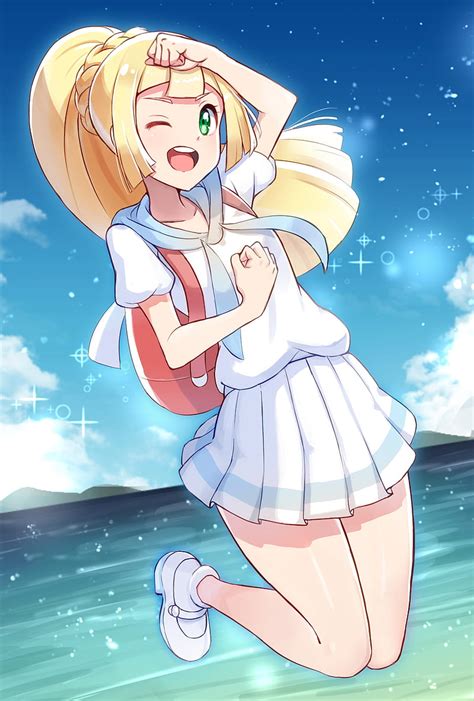 1920x1080px 1080p Free Download Lillie Pokemon Sun And Moon Hd Phone Wallpaper Peakpx