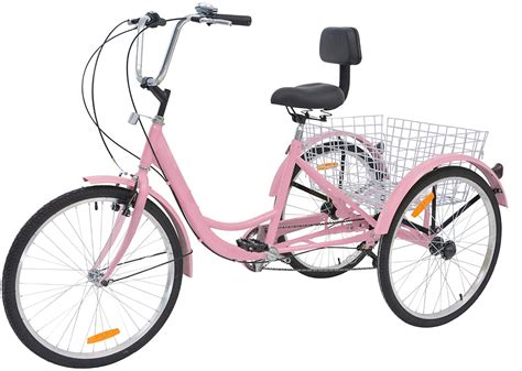 Vevor Adult Tricycle Speed Cruise Bike 20 Tricycle Adult Bike With