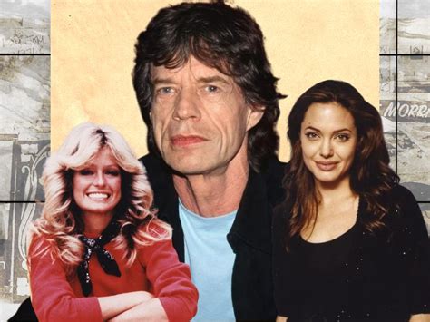 When Mick Jagger Left Angelina Jolie For Farah Fawcett