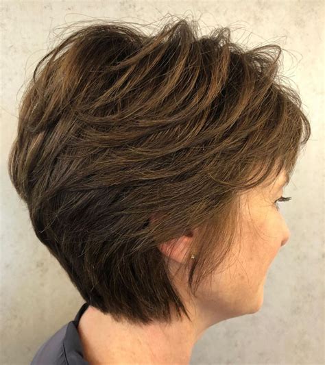 Long Feathered Pixie With Tapered Nape Hair Styles Modern Hairstyles