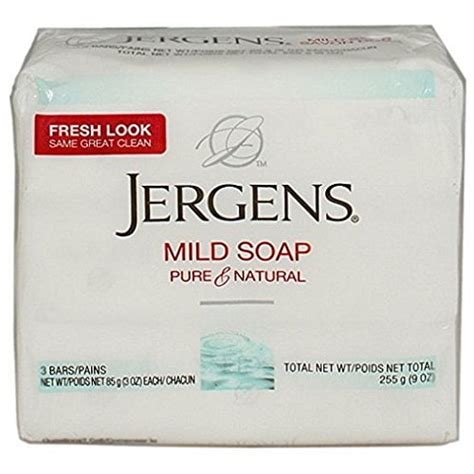 Jergens Mild Soap 3 Bars 3 Oz Ea Pack Of 2