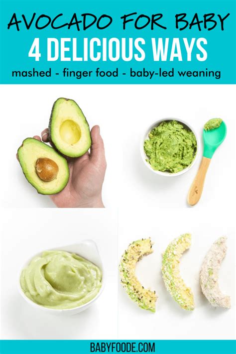 Avocado For Baby Puree And Baby Led Weaning 6 Months Baby Foode