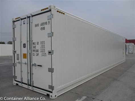 40ft High Cube Refrigerated Container Advanced Shipping Containers