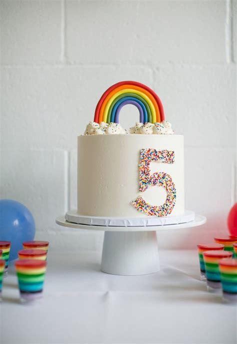 14 Totally Magical Rainbow Birthday Cakes For Girls Rainbow Birthday