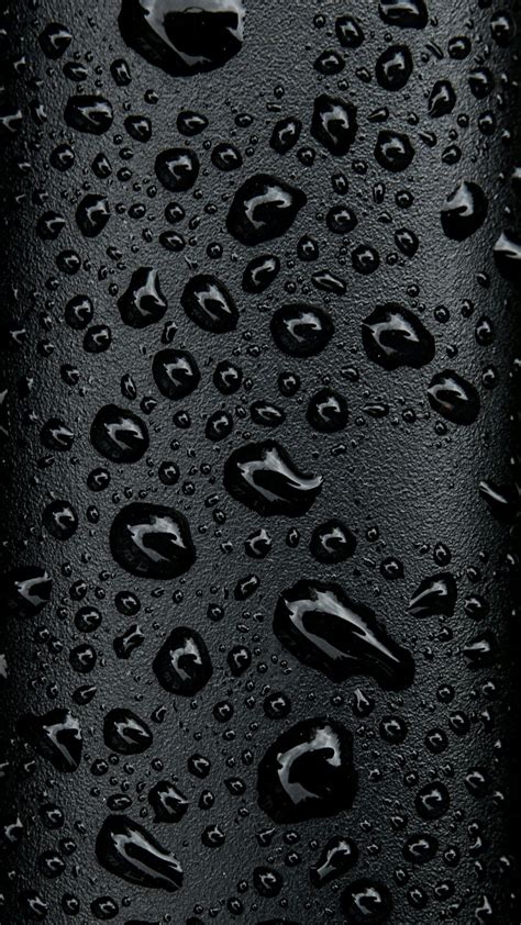 Black Water Droplets Black Phone Wallpaper Galaxy S8 Wallpaper S8