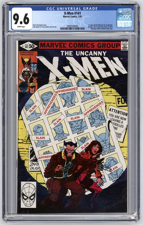 Uncanny X Men CGC St App Of Rachel Summers Phoenix II Androids Amazing Comics
