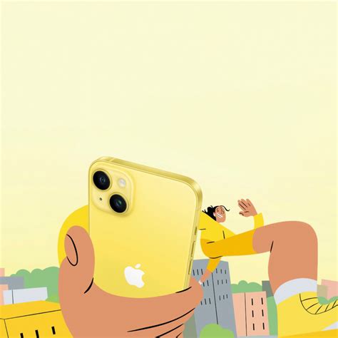 Iphone 14 Yellow By Ispazio Wallpapers Central