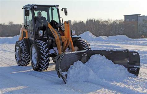Winter Wheel Loaders Transform Your Machine For Snow Removal With The