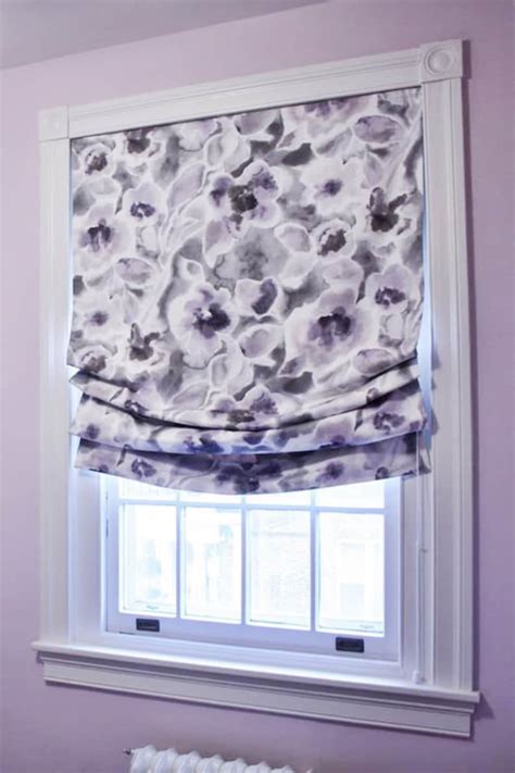 Relaxed Roman Shade Custom Blackout Roman Shades Cordless Etsy