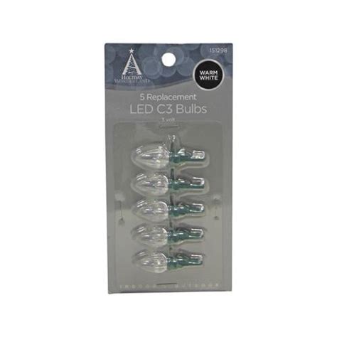 11224 88 Christmas Lights Led Replacement Bulb C3 Warm White 5 Pk