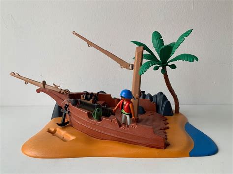 PLAYMOBIL Piratenschiff Wrack Insel Mit Kanone Pirat Kaufen Auf Ricardo