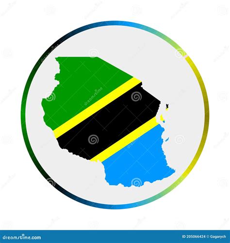 Tanzania Icon Stock Vector Illustration Of Border 205066424