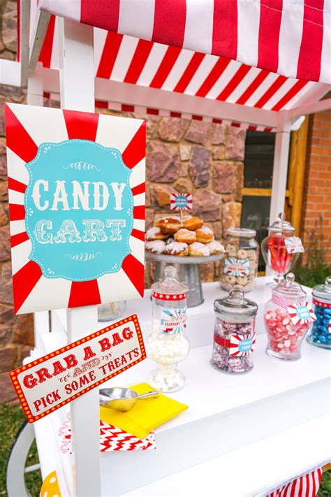 Carnival Candy Cart Printables Candy Bar Sign Carnival Etsy