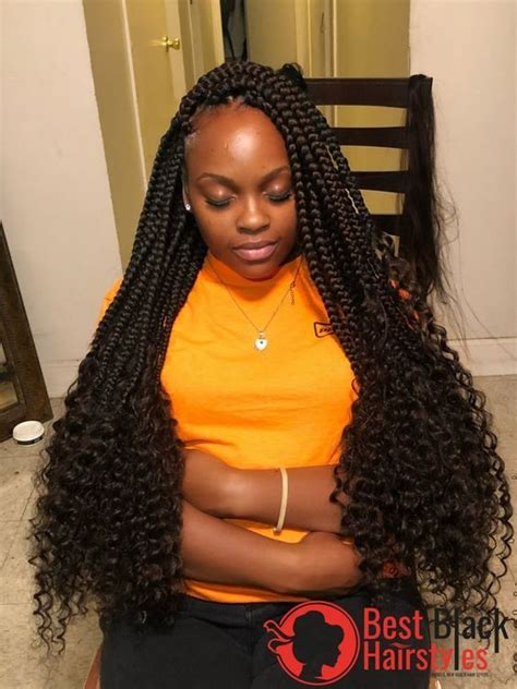 40 Bohemian Box Braids Protective Hairstyles Ideas Coils And Glory