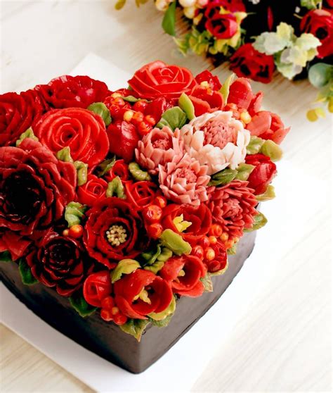 Gorgeous Cakes Pretty Cakes Amazing Cakes Korean Buttercream Flower Buttercream Flower Cake