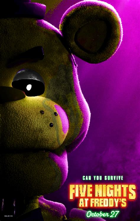 Fnaf Movie Golden Freddy Poster Edit By Galaxystudios78 On Deviantart