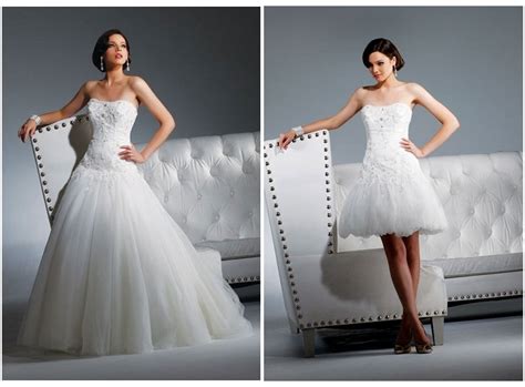 Whiteazalea Simple Dresses Simple 2 In 1 Wedding Dresses