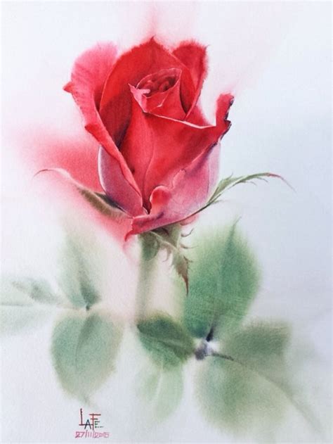 1001 ideas sobre cómo dibujar una rosa paso a paso Pinturas