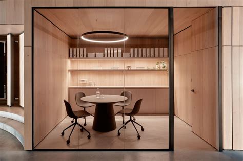 Woodcut Melbourne Showroom And Workspace By Mim Design Yellowtrace