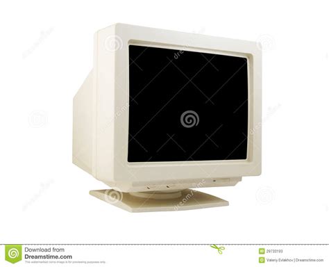 Old Crt Monitor Stock Photos Image 29733193