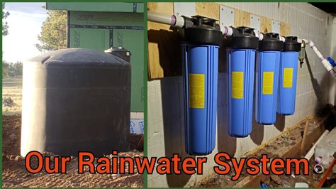 Drinking Rain Water How We Are Filtering Rainwater Youtube
