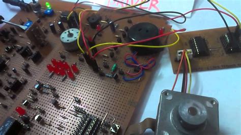 Stepper Motor Driver Using 555 Timer Ic Youtube