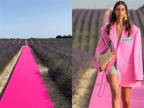 Jacquemus Pink Catwalk In A Lavender Field Is The Runway To End All