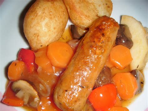 We Dont Eat Anything With A Face Quorn Sausage And Cider Casserole
