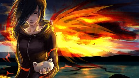 Free 4k Wallpaper Anime Tokyo Ghoul Kirishima Touka 3840×2160 Hd