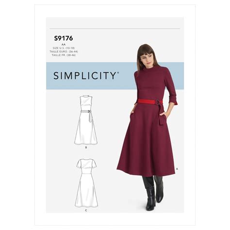 Simplicity Misses Empire Waist Summer Dresses Sewing Pattern 8875