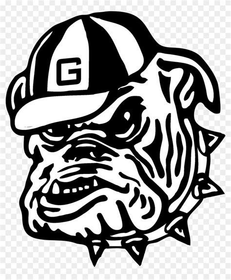 Georgia Bulldogs Logo Black And White Georgia Bulldogs Logo Free